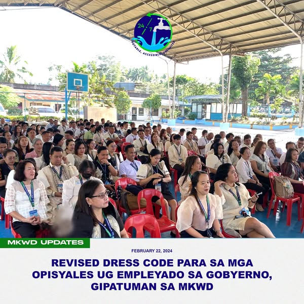 Read more about the article Revised Dress Code para sa mga Opisyal ug Empleyado sa Gobyerno, Gipatuman sa MKWD